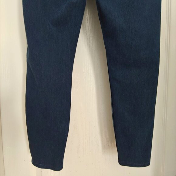 Spanx Jeanish Blue Denim Skinny Leggings Large - Picture 10 of 12